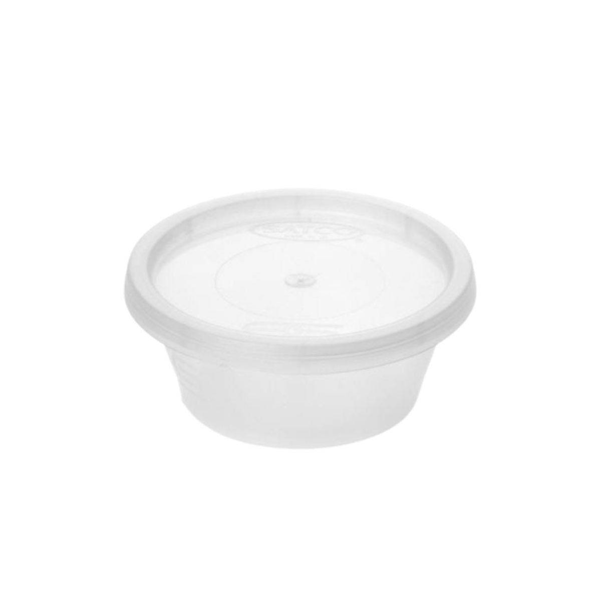 2oz Round Plastic Container