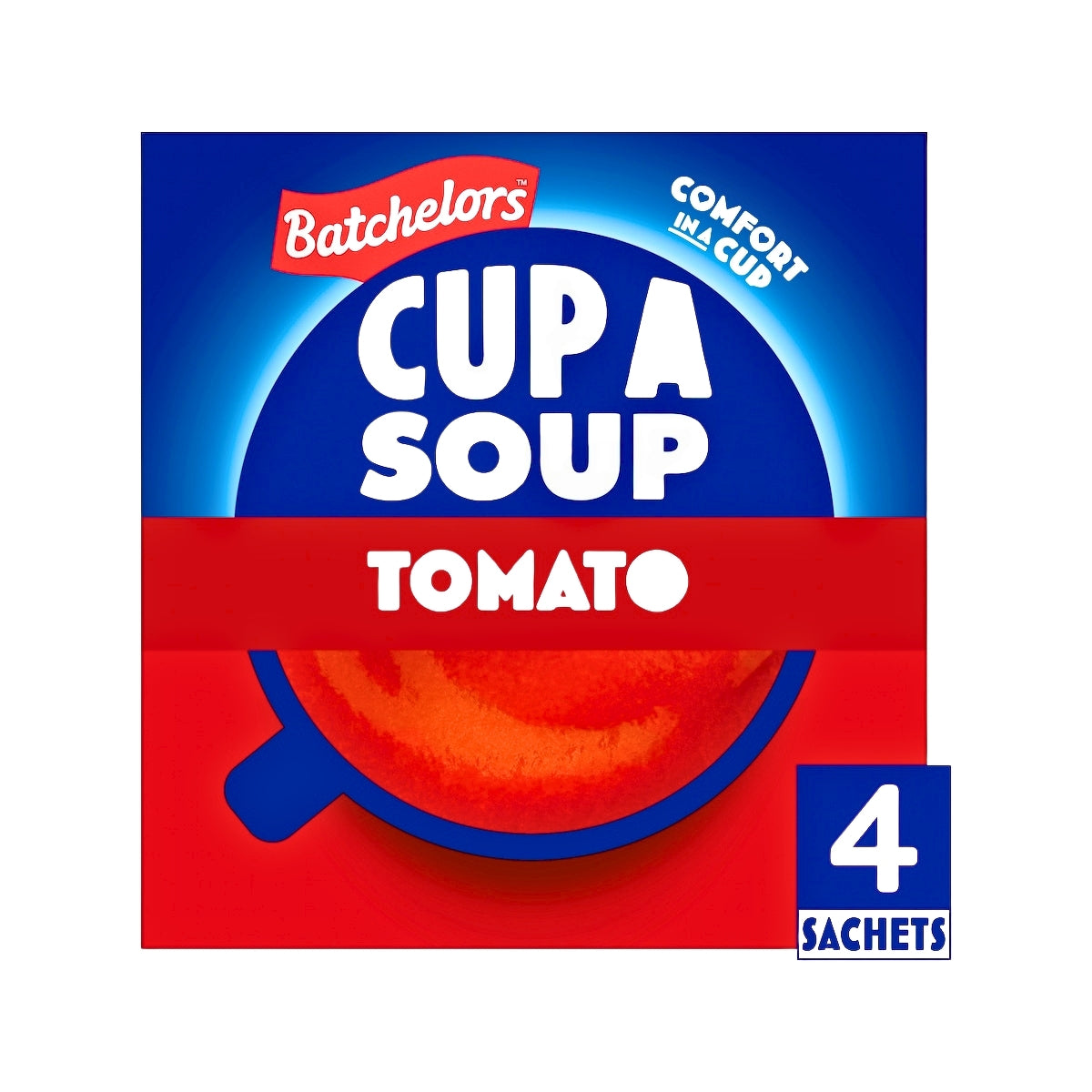 Batchelors Cup a Soup Tomato 4 Instant Soup Sachets 93g