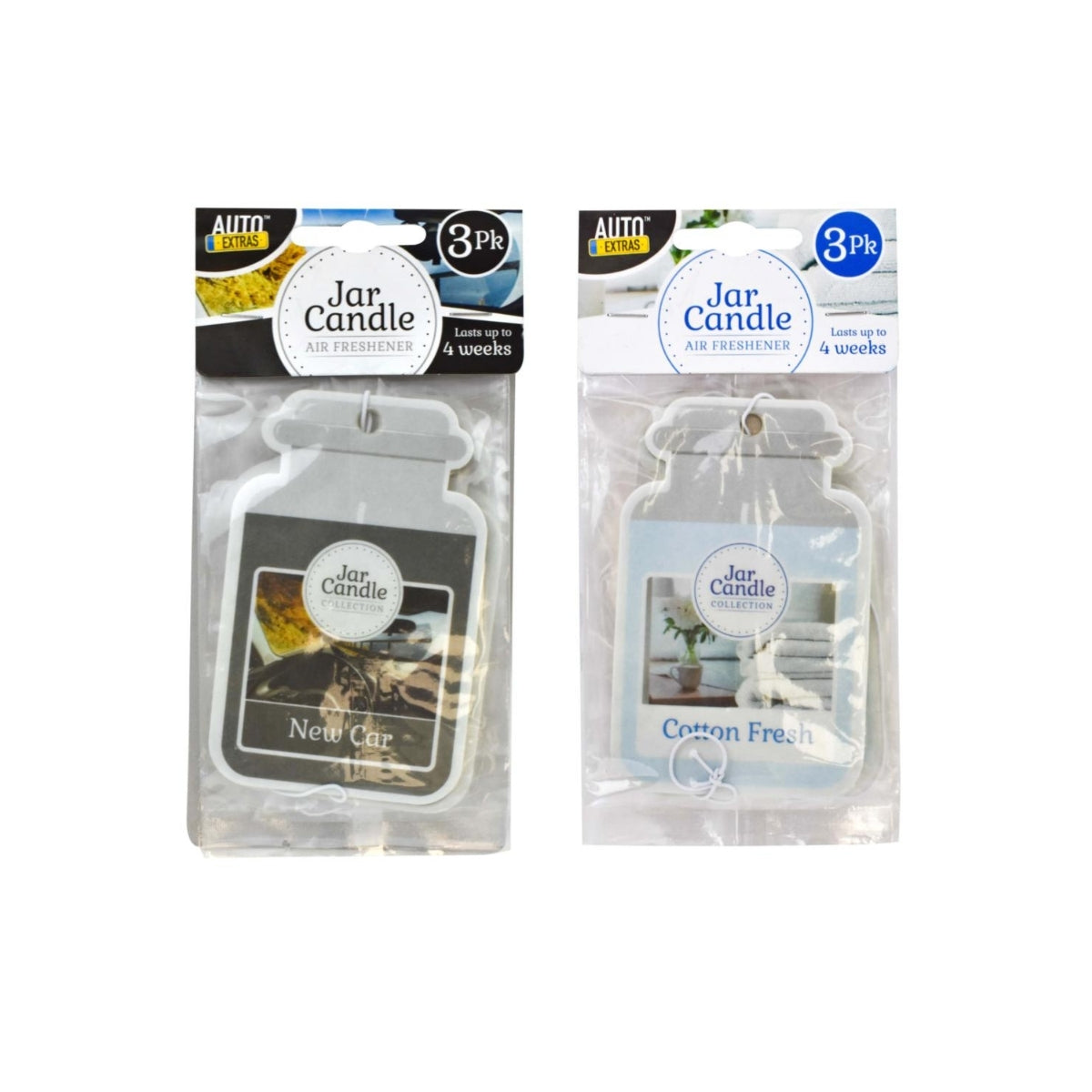 Candle Jar Air Freshener 3pk