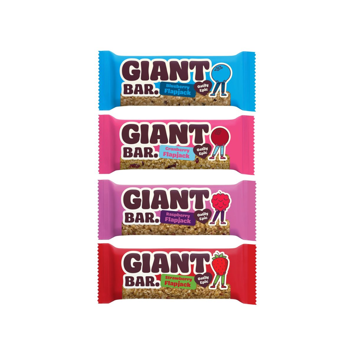 Ma Baker Giant Bars - Berry Mix (90g X Pack of 20)
