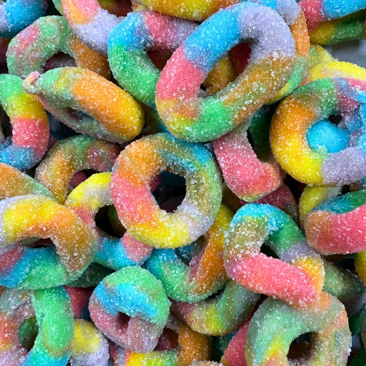 Sour Rainbow Rings – Halal