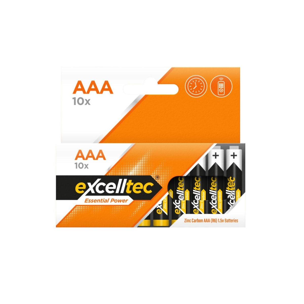 Zinc Carbon AAA Batteries 10pk