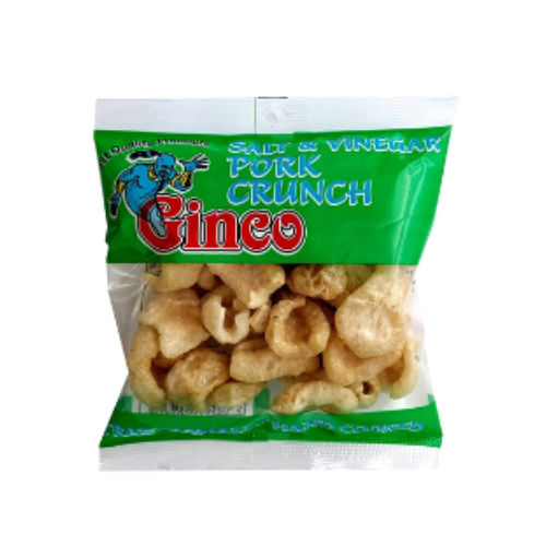 Ginco Pork Crunch - Salt & Vinegar (25g X Pack of 12)