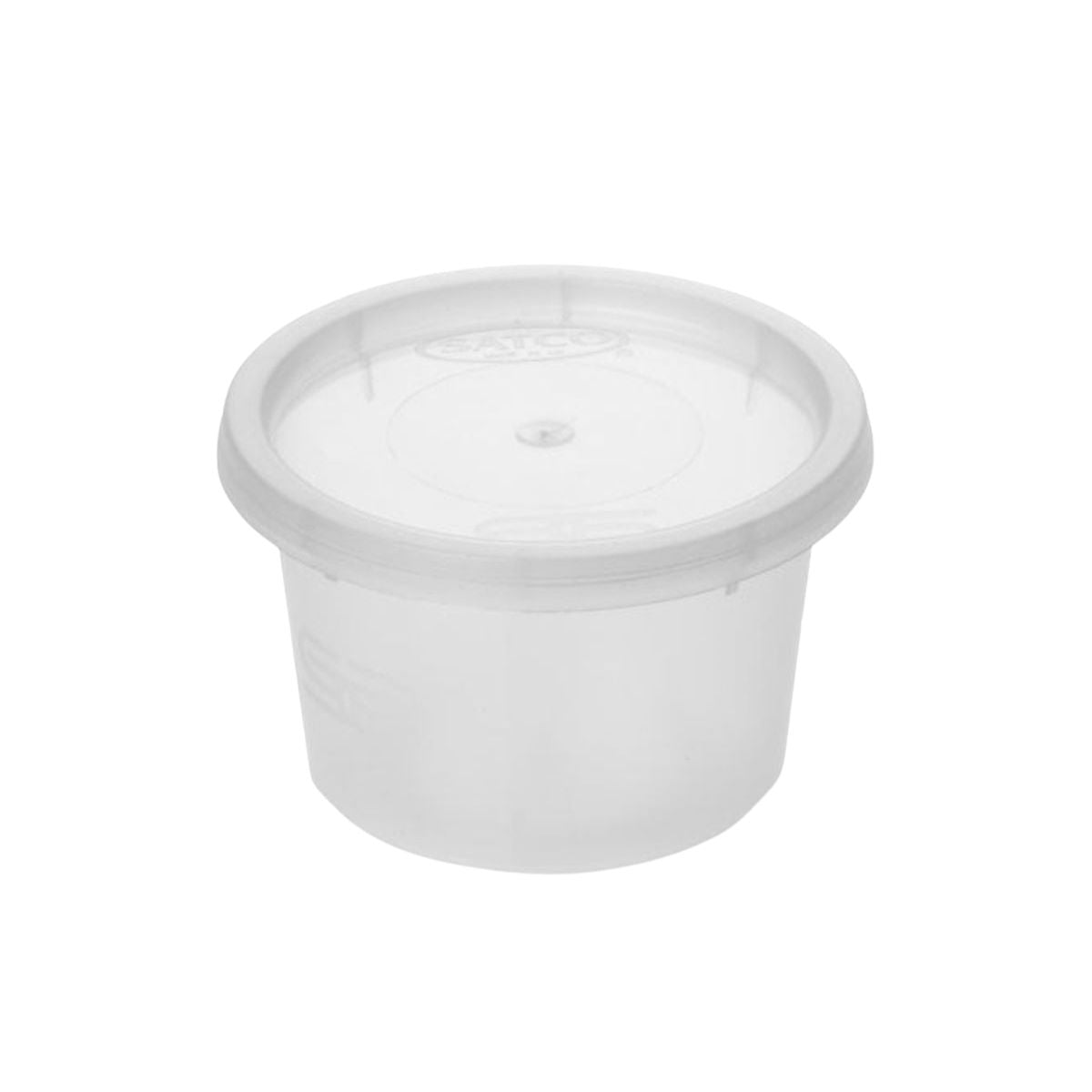 4oz Round Plastic Container