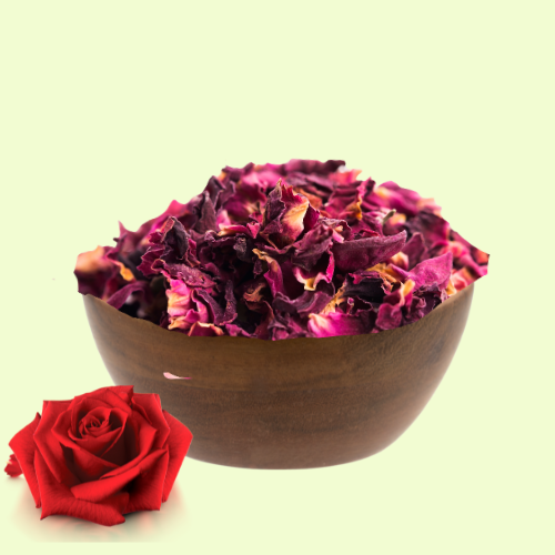 Dried Rose Petals (Edible) – Ayurvedic Herb for Skin, Digestion & Calmness