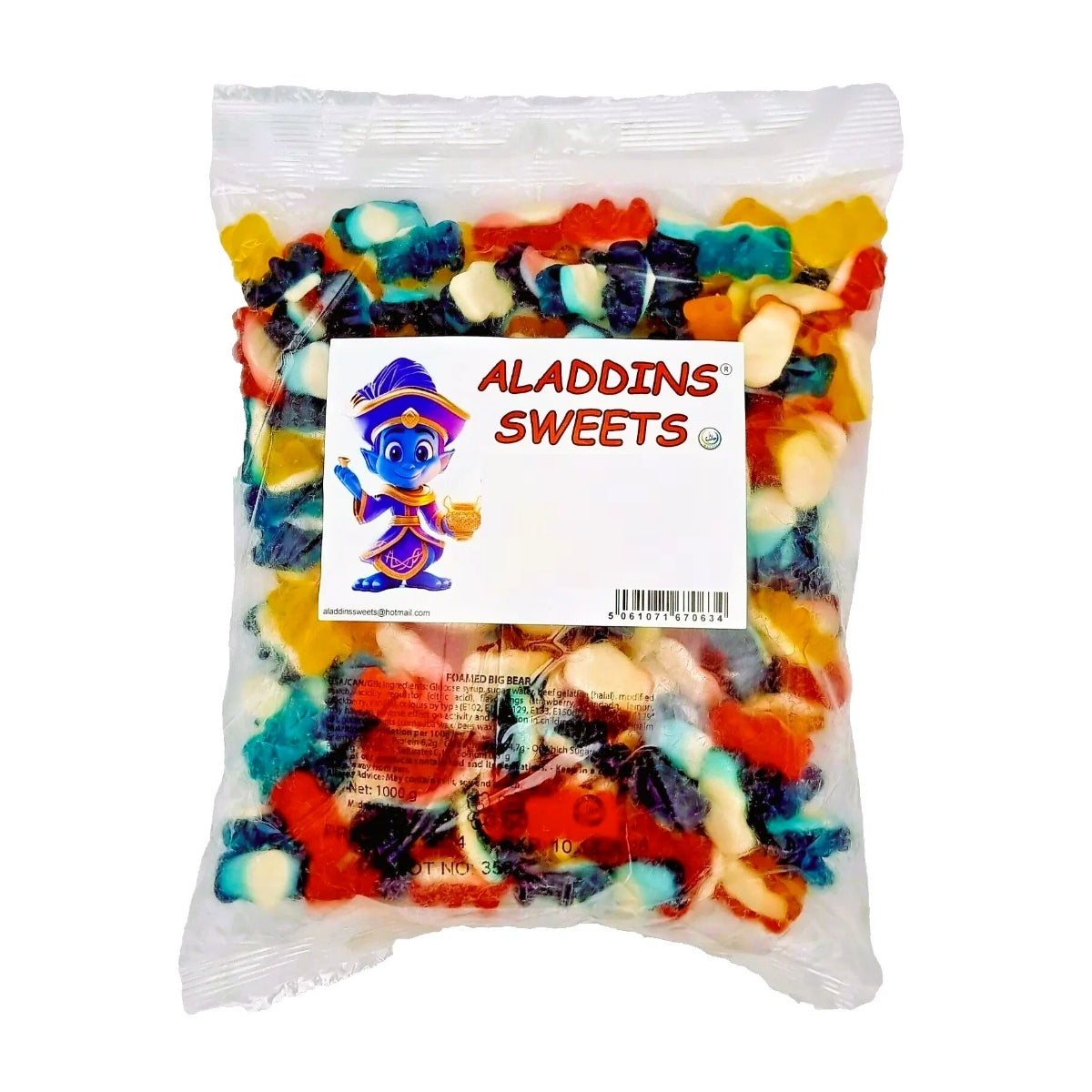 Aladdins Foamed And Sour Big Bear (1kg)