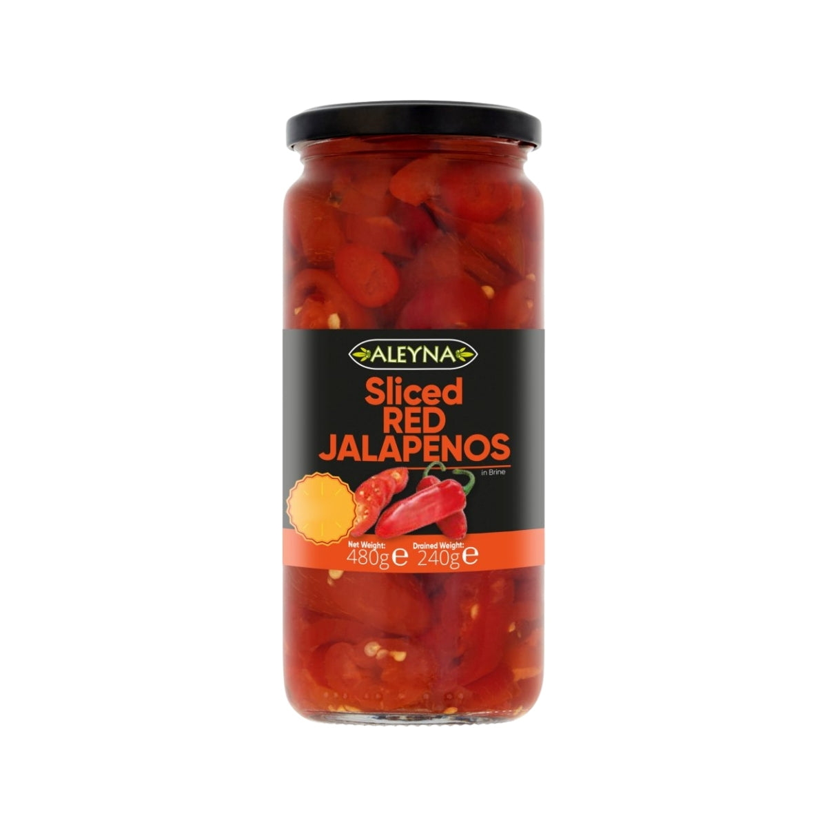 Aleyna Sliced Red Jalapenos (480g)