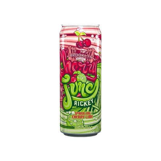 AriZona Cherry Juicy Rickey Sparkling Cherry Lime (4 x 650ml)
