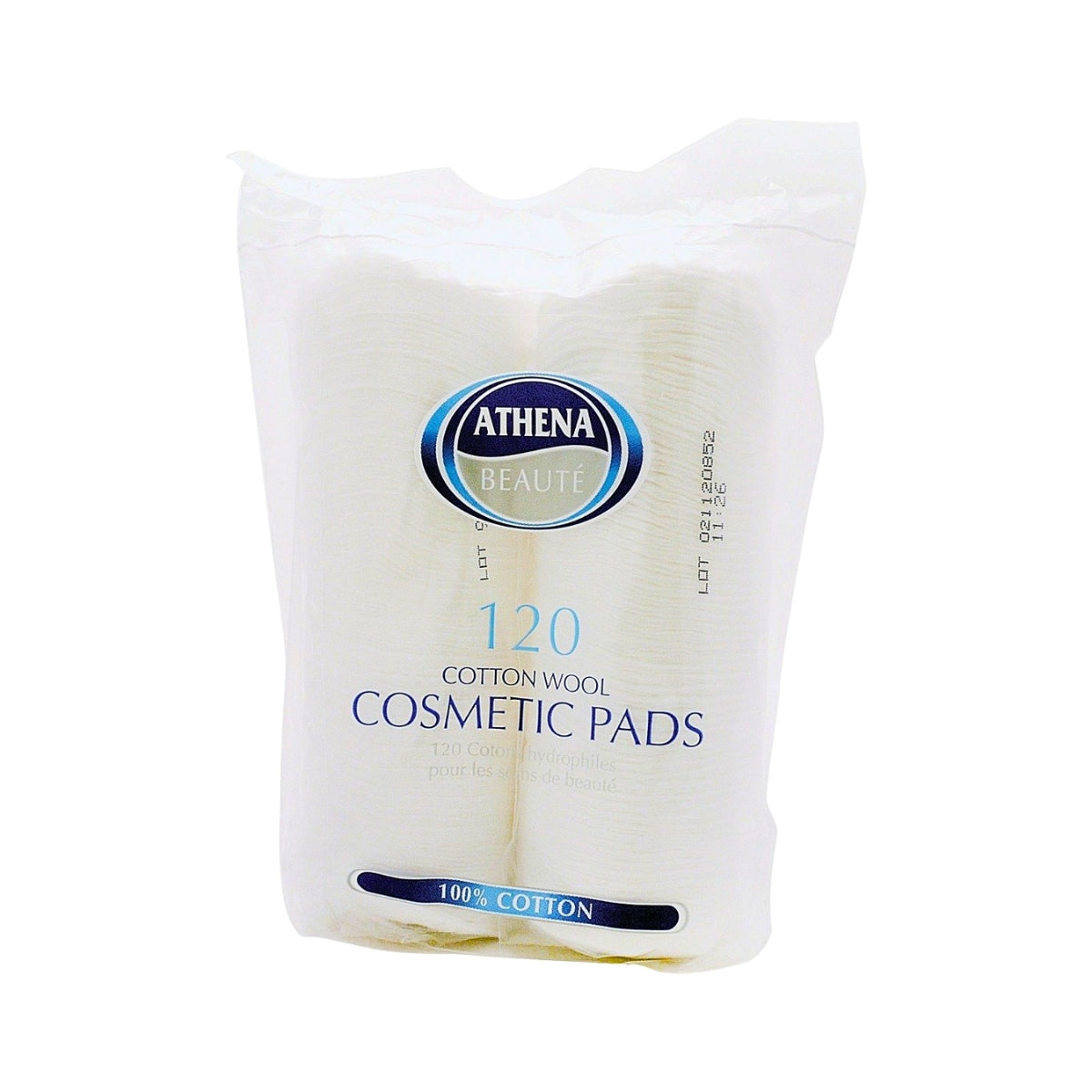 Athena Cotton Cosmetic Pads White