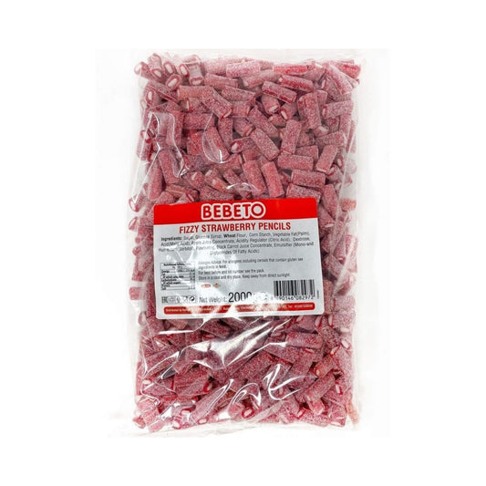 Bebeto Fizzy Strawberry Pencils 2kg