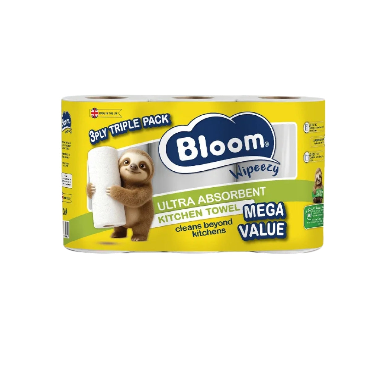 Bloom Kitchen Towel 3 Ply 3 Rolls