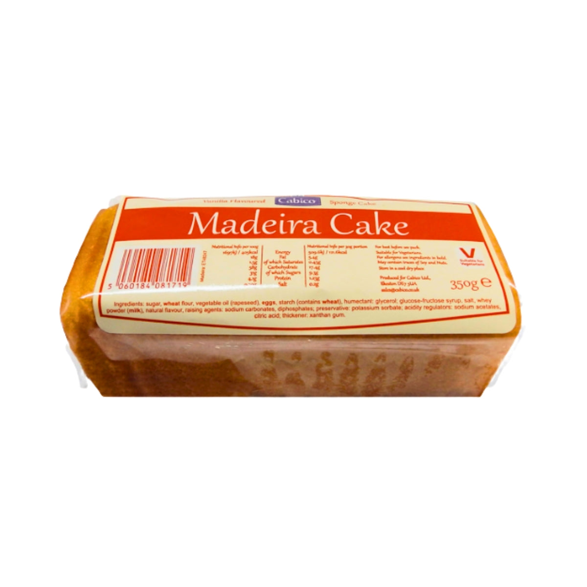 Cabico Madeira Cake (350g)