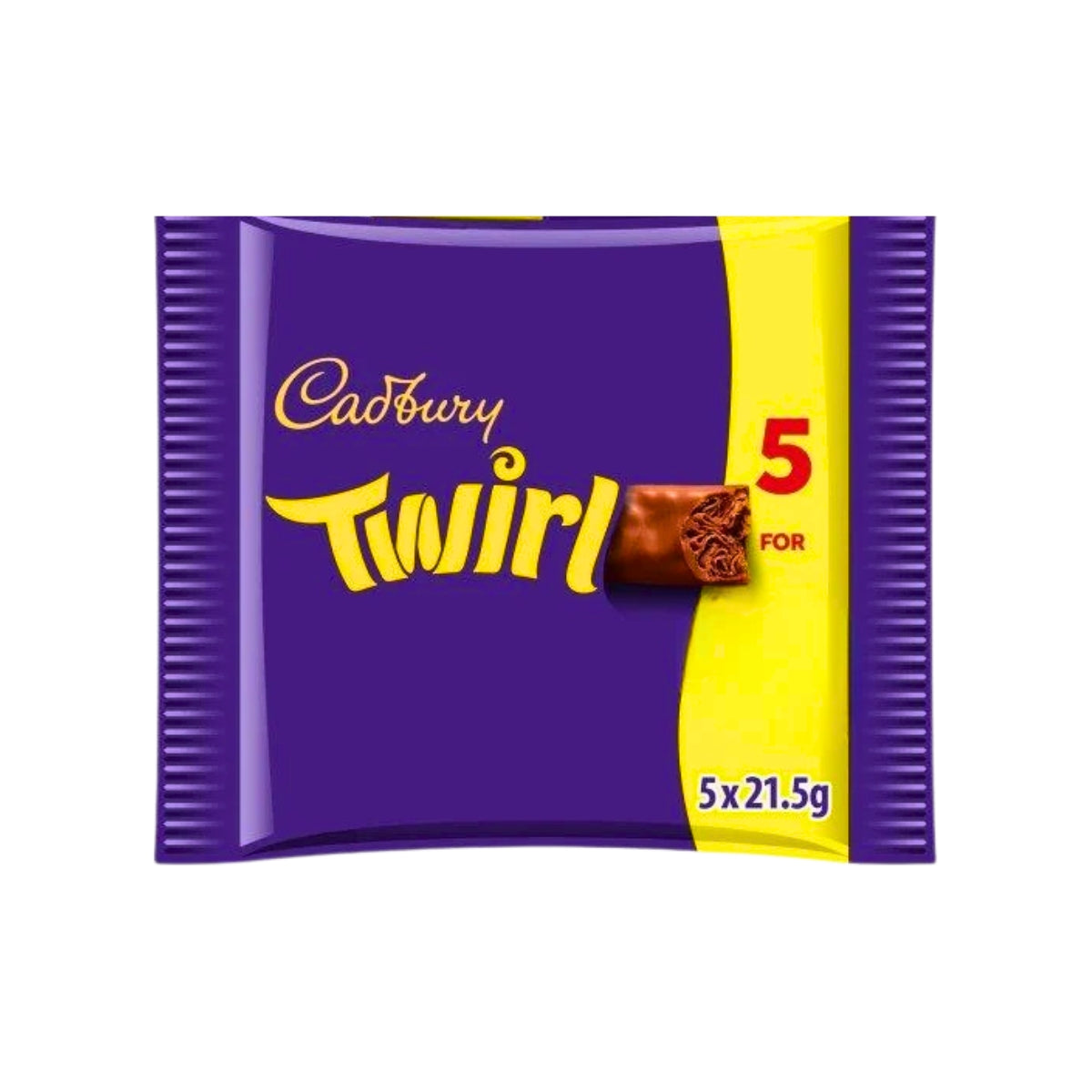 Cadbury Twirl Chocolate Bar 5 x 21.5g