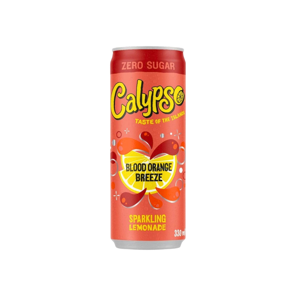 Calypso Blood Orange Breeze Sparkling Lemonade Zero Sugar 4x330ml
