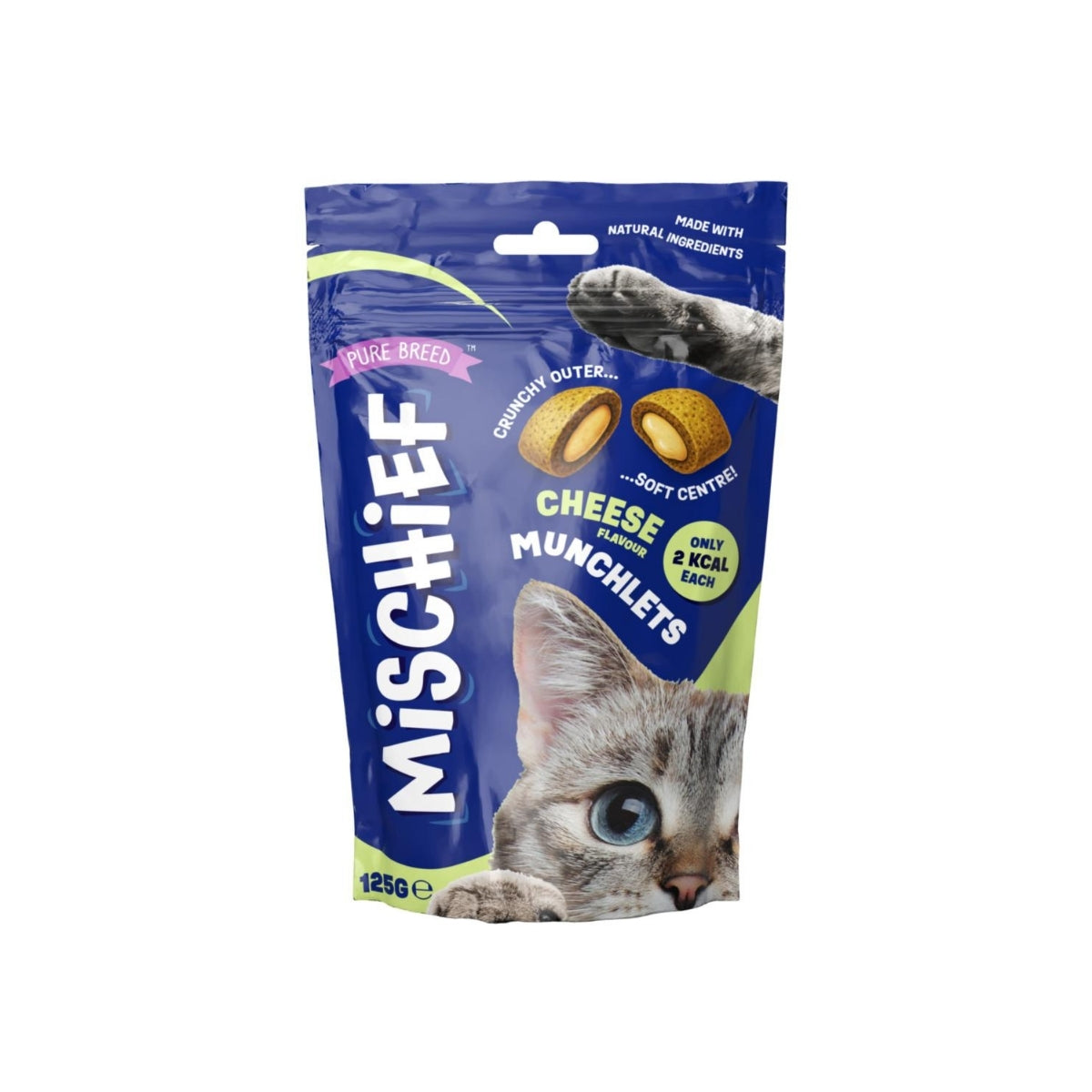 Cheese Flavour Pillow Cat Treats 125g