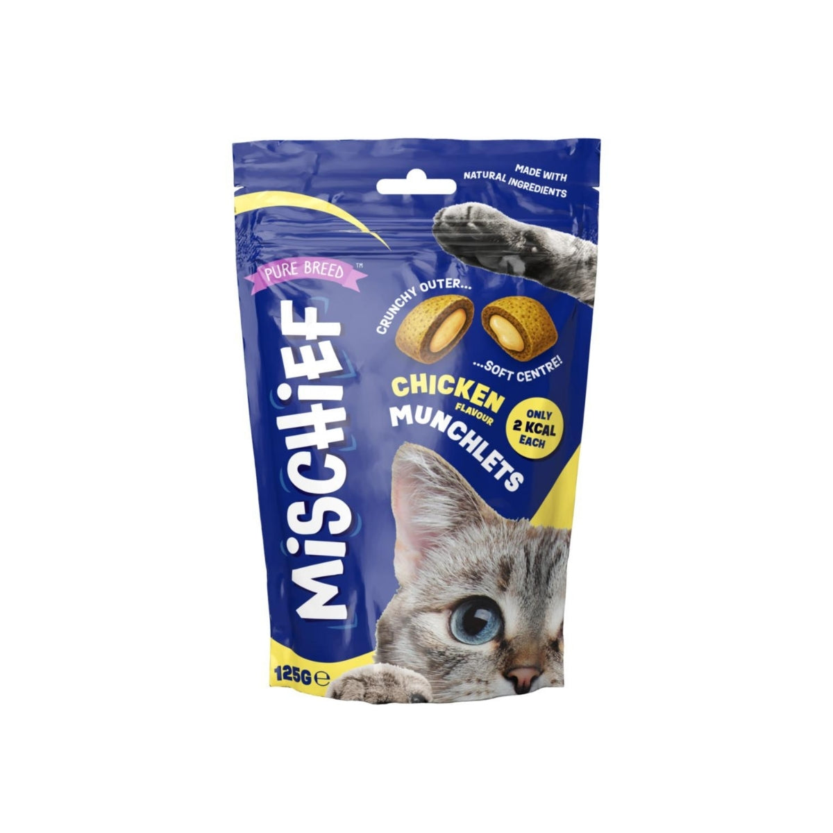 Chicken Flavour Pillow Cat Treats 125g
