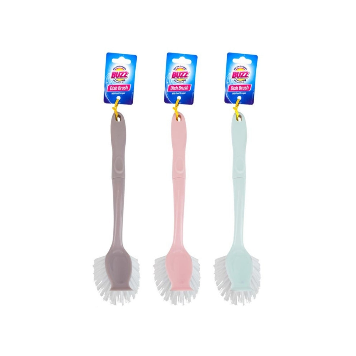 Dish Brushes 1pk Clipstrip