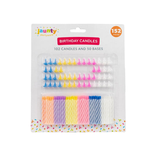 Jaunty Birthday Candles (152pk)
