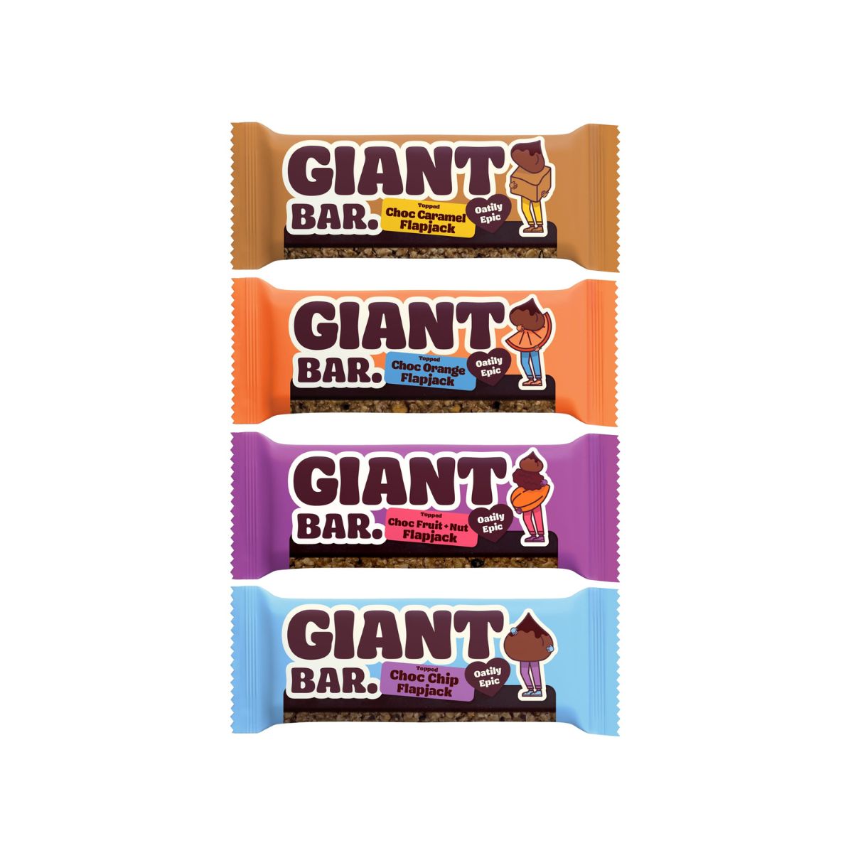 Ma Baker Giant Bars - Chocolate Mix (100g X Pack of 20)