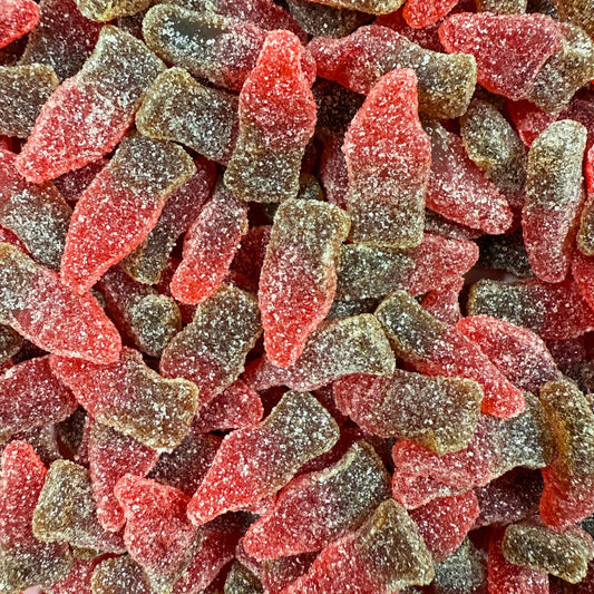 Mini Sour Cherry Cola Bottles – Halal