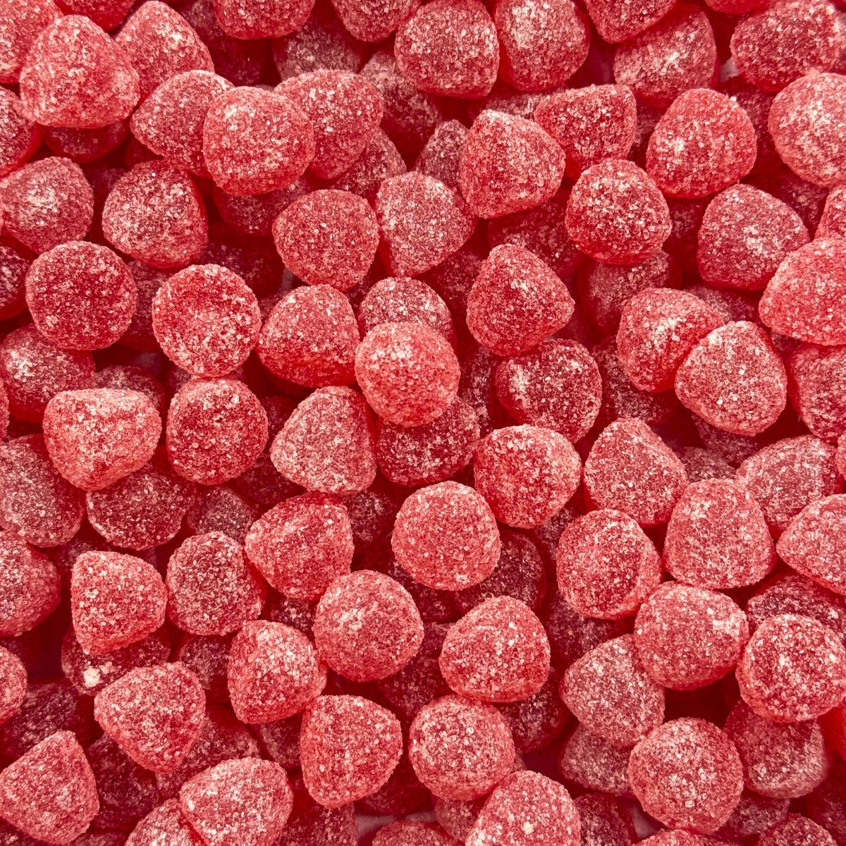 Mini Sugared Red Strawberry – Halal