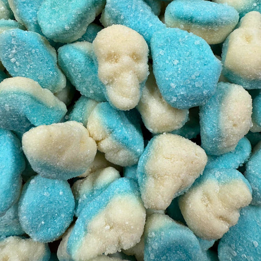 Sour Coated Blue Foam Skull – Halal