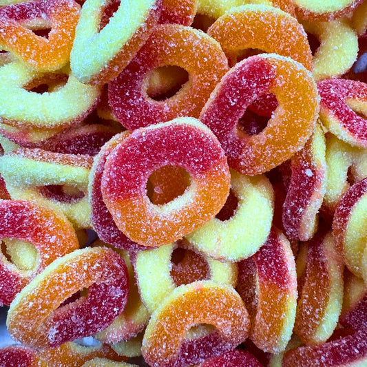 Sour Peach Rings – Halal