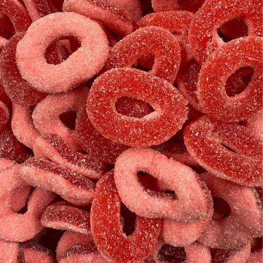 Sour Strawberry Rings – Halal
