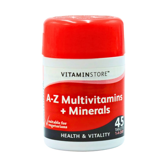 Vitamin Store A-Z Multivitamins + Minerals (45 Tablets)