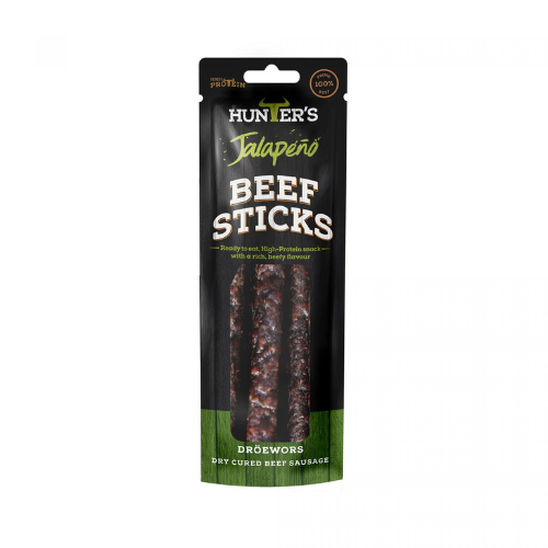 Hunter's Jalapeno Beef Stick (40g X Pack of 10)