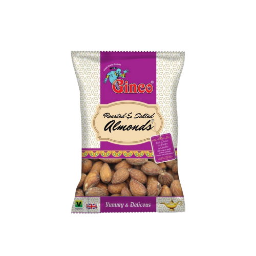 Ginco Roasted & Salted Almonds (55g X Pack of 10)