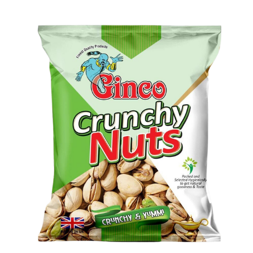 Ginco Roasted & Salted Pistachio Nuts (150g X Pack of 10)