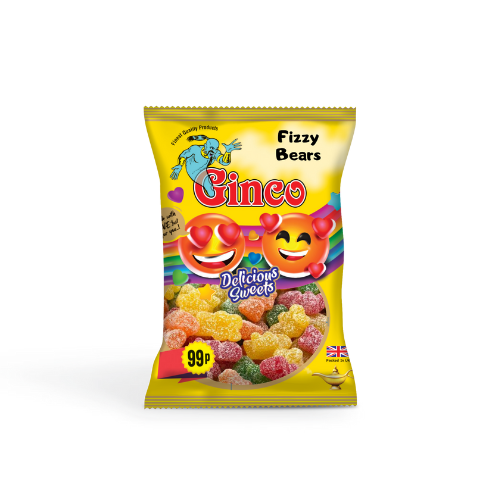 Ginco Fizzy Bears (100g X Pack of 12)