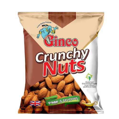 Ginco Whole Almonds (140g X Pack of 10)