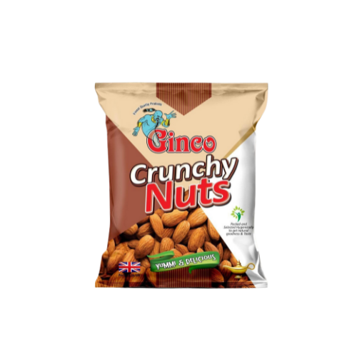 Ginco Whole Almonds (55g X Pack of 10)