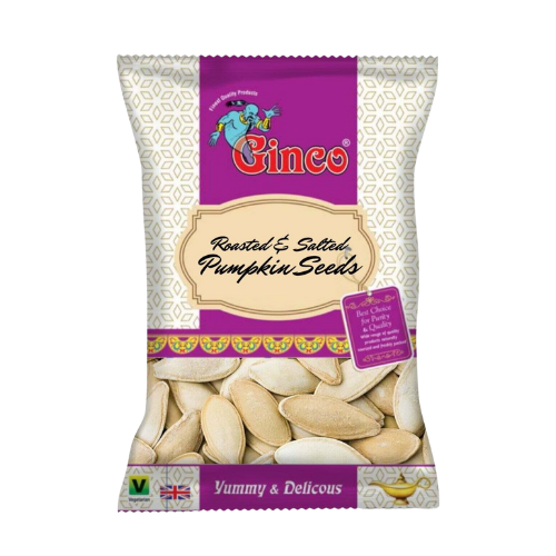 Ginco Roasted & Salted Pumpkin Seeds (100g X Pack of 10)