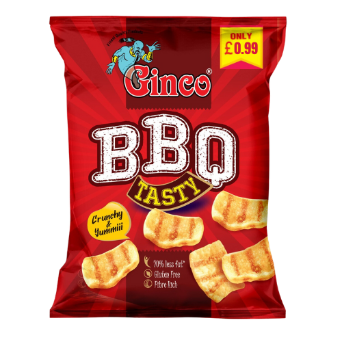 Ginco BBQ Tasty (100g X Pack of 12) - Crunchy Snack | Order Today