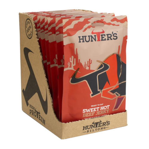 Hunter's Sweet Hot Beef Jerky (28g X Pack of 10)