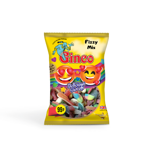 Ginco Fizzy Mix (100g X Pack of 12)